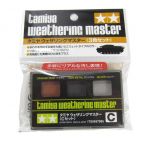 Tamiya 87085 - Weathering Master Set C - Gun Metal, Silver, Orange Rust